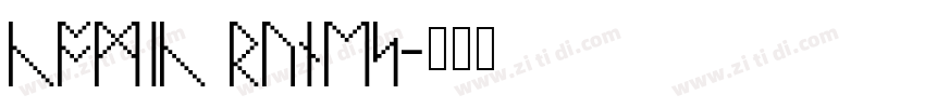 Comic Runes字体转换